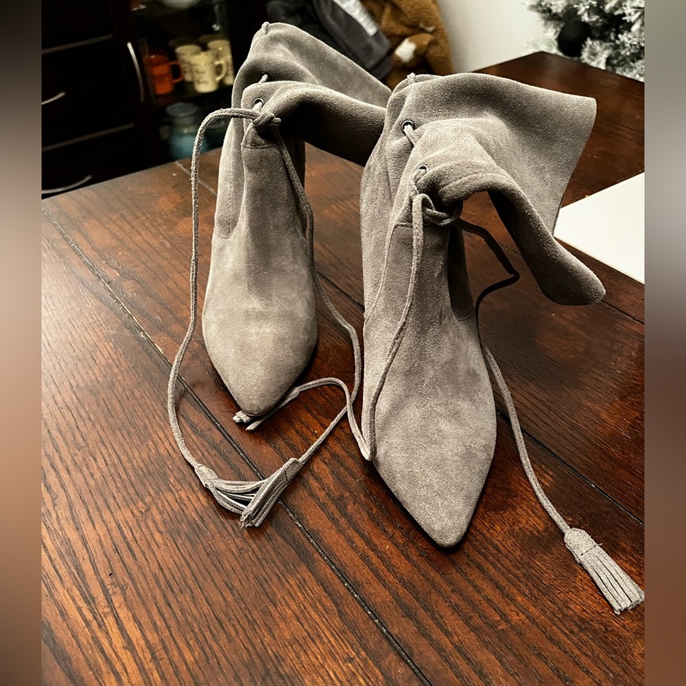 Suede booties - Picture 3 of 7